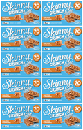 10 x Skinny Crunch Light Salted Caramel Bars 5 Pack - 5 X 19G