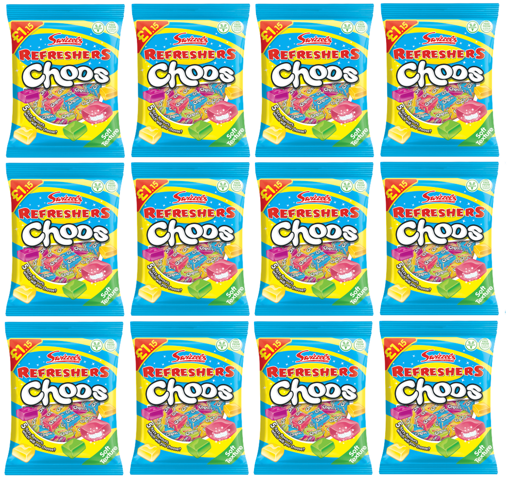 12 x Swizzels Refreshers Choos - 115GM