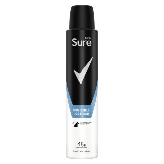 6 x Sure Men Anti P Invisible Ice - 200ML