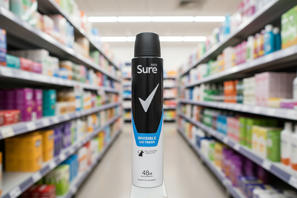 6 x Sure Men Anti P Invisible Ice - 200ML