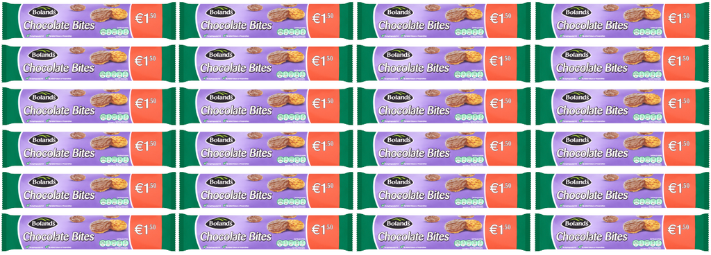 24 x Bolands Chocolate Bites - 135GM