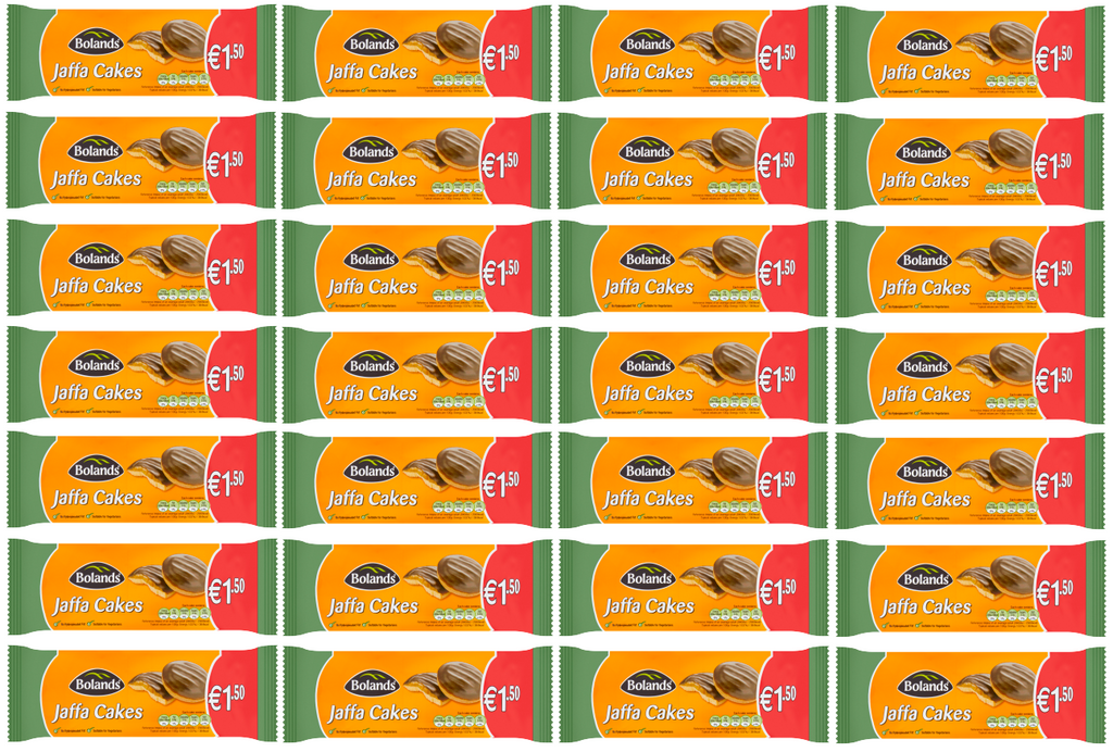 28 x Bolands Jaffa Cakes 135G