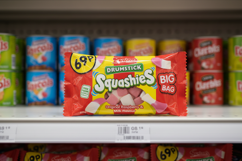 30 X Squashies Drumstick Original 60GM
