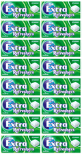 16 x Extra Strawberry And Lemon Refreshers 7pcs - 7 PCE