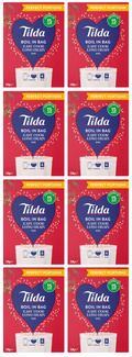 8 X Tilda Boil In The Bag Long Grain 250GM