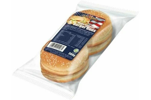 7 x Quickbury Mega Burger 4 Buns Sesame 300G