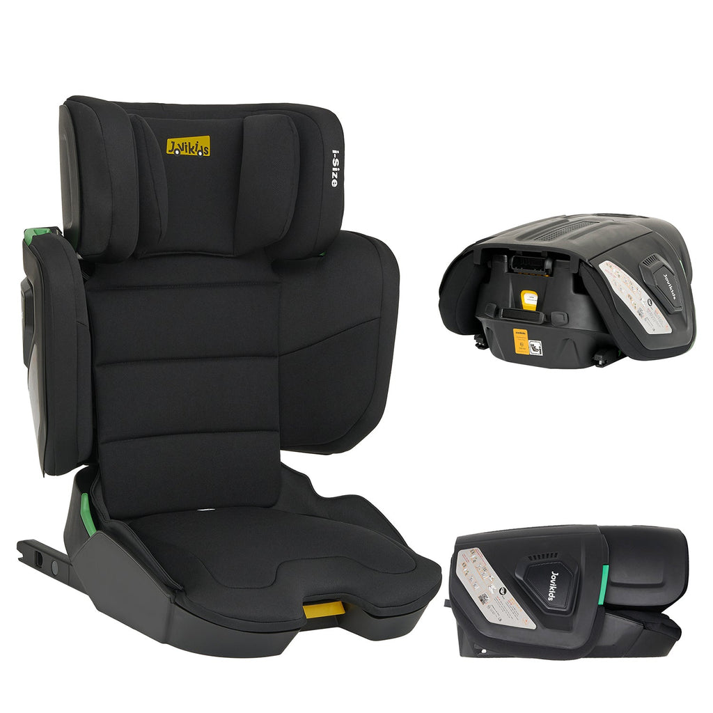 Jovikids Rober Foldable High Back Booster - Black