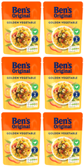6 X Ben's Original Golden Veg Rice 220G