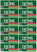 12 x Lyons Tea Original 40's - 116G