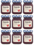 9 x Follain Traditional Recipe Raspberry Jam - 370G