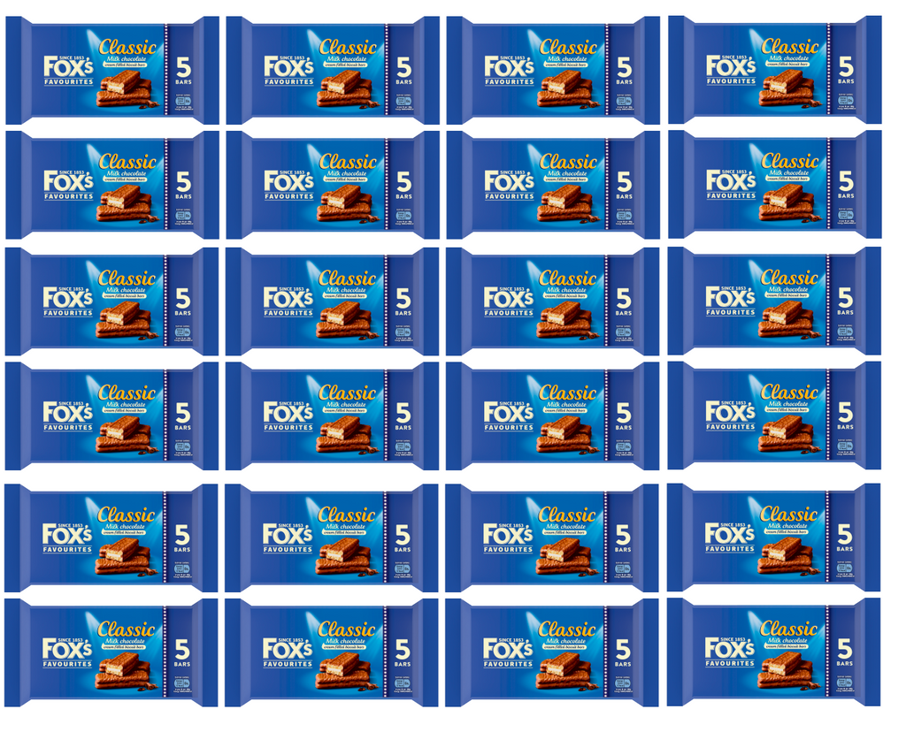 24 x Fox's Classic Original 5 Bars - 5PK