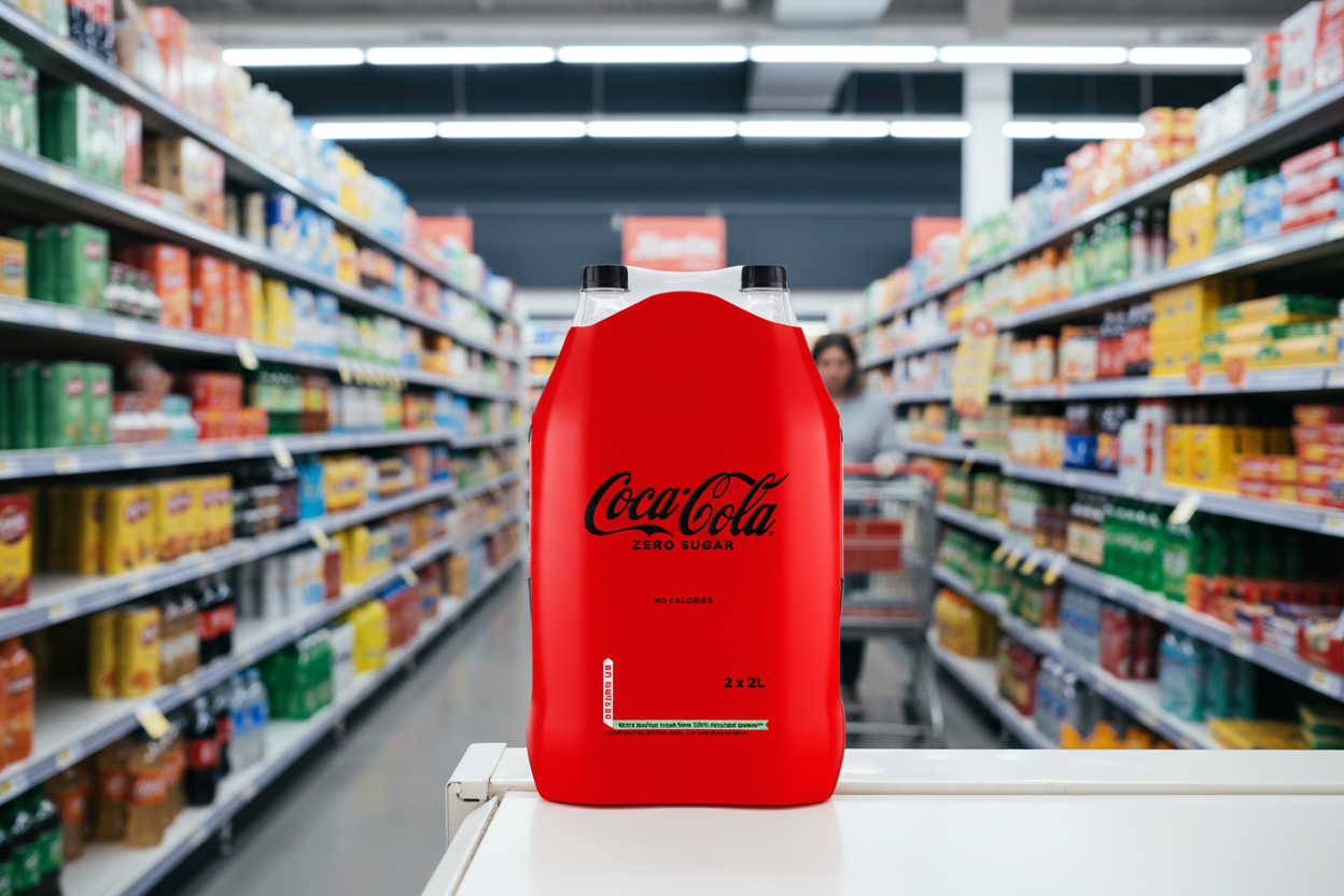 3 x Coca Cola Zero Twin Pack - 2X2LTR