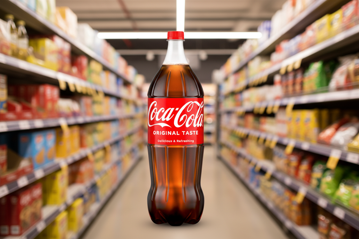 8 x Coca Cola Original Bottle - 2LTR