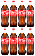 8 x Coca Cola Original Bottle - 2LTR