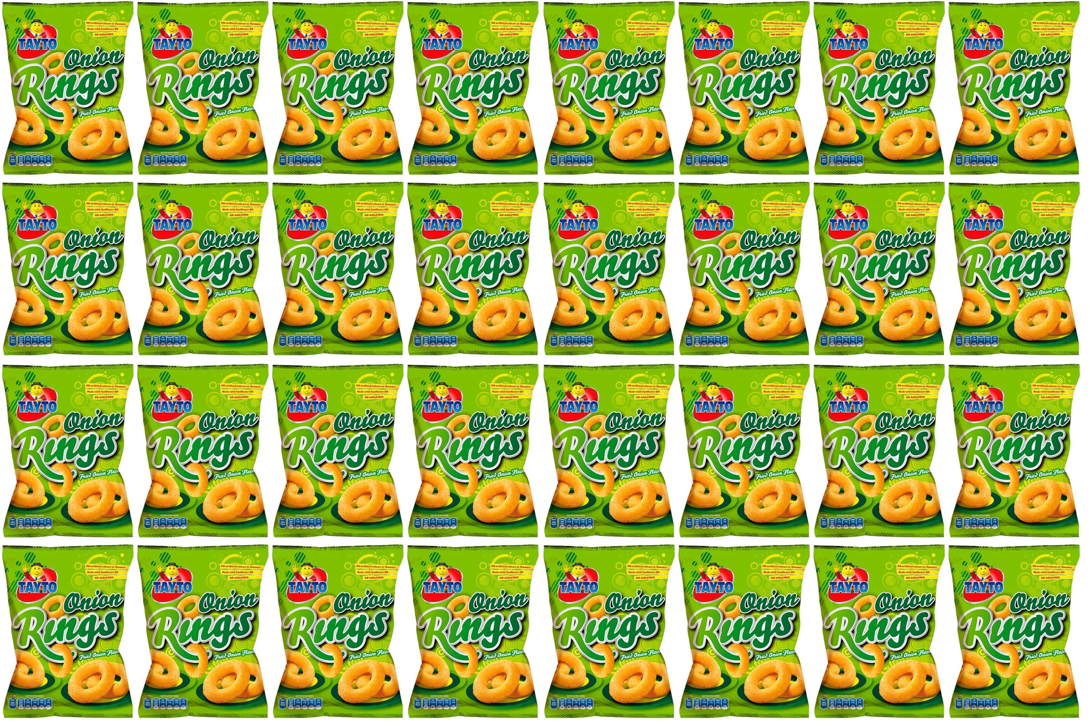 32 x Tayto Fried Onion Flavour Onion Ring 40G