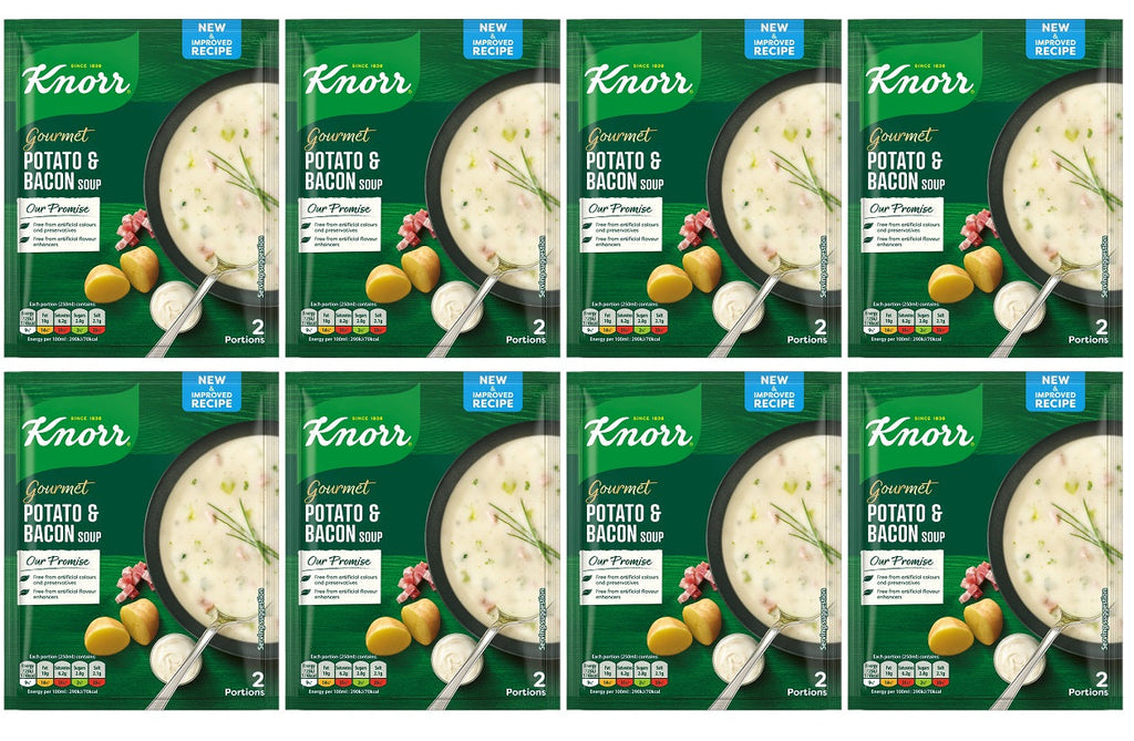 8 x Knorr Potato & Bacon Soup 70G