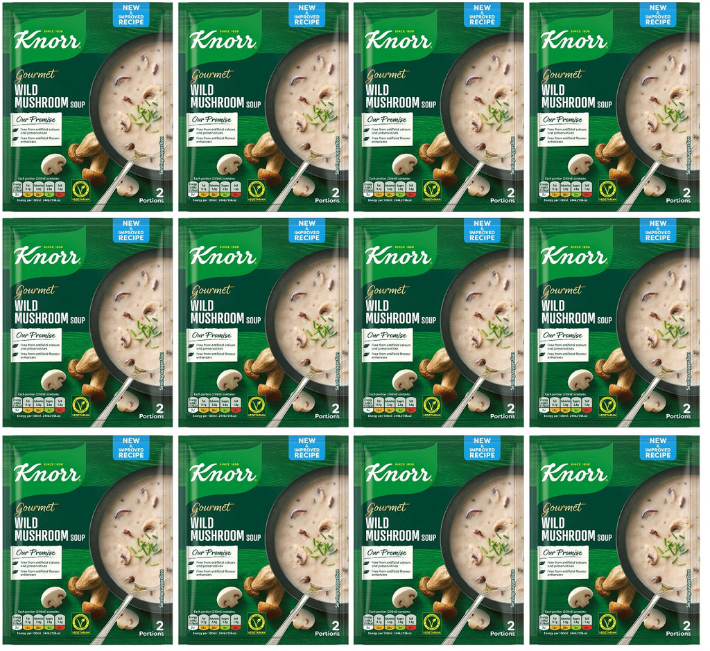 9 x Knorr Gourmet Wild Mushroom Soup 61G