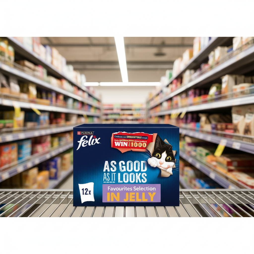 4 x Felix As Good As It Looks Favourites Selection Wet Cat Food 12 x 85G