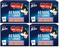 4 x Felix As Good As It Looks Favourites Selection Wet Cat Food 12 x 85G