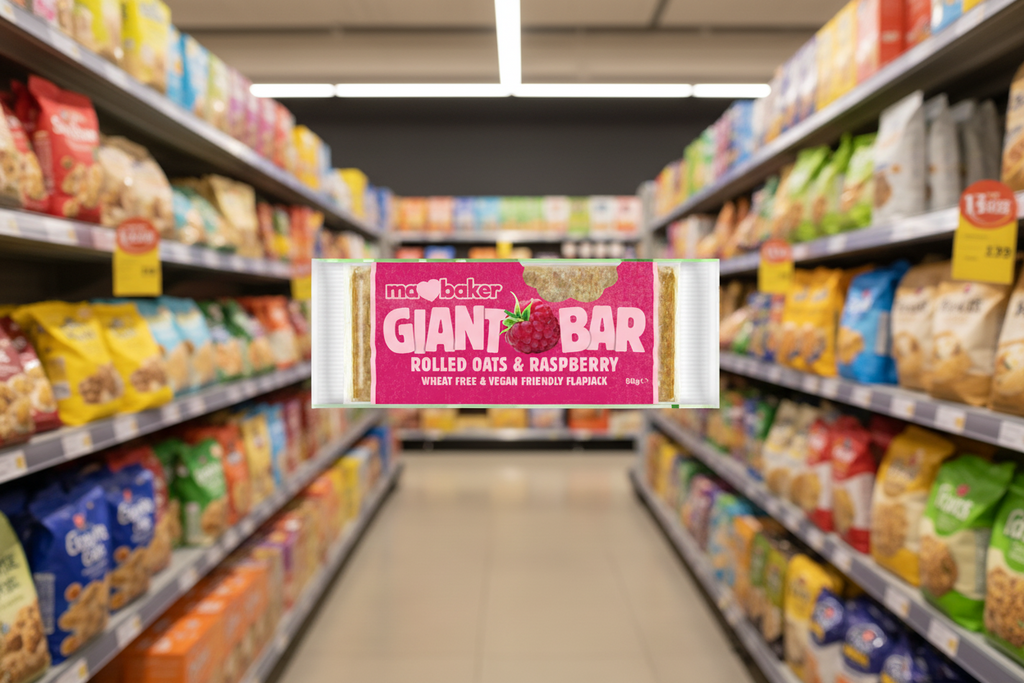 15 x Giant Bar Bite Raspberry Flapjack - 42g