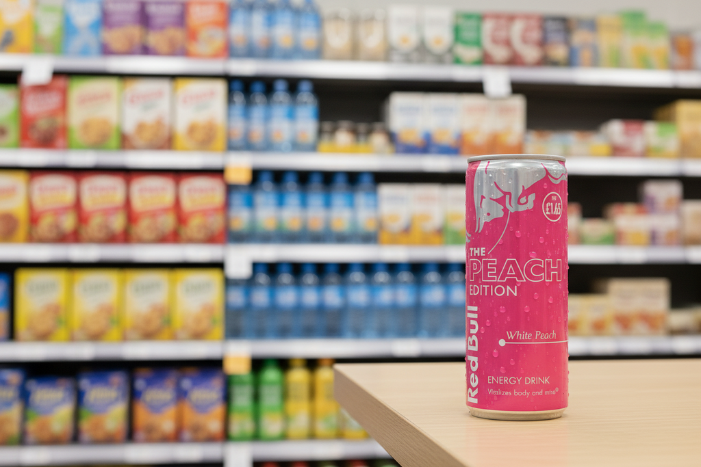 12 x Red Bull Energy Drink Editions White Peach - 250ML