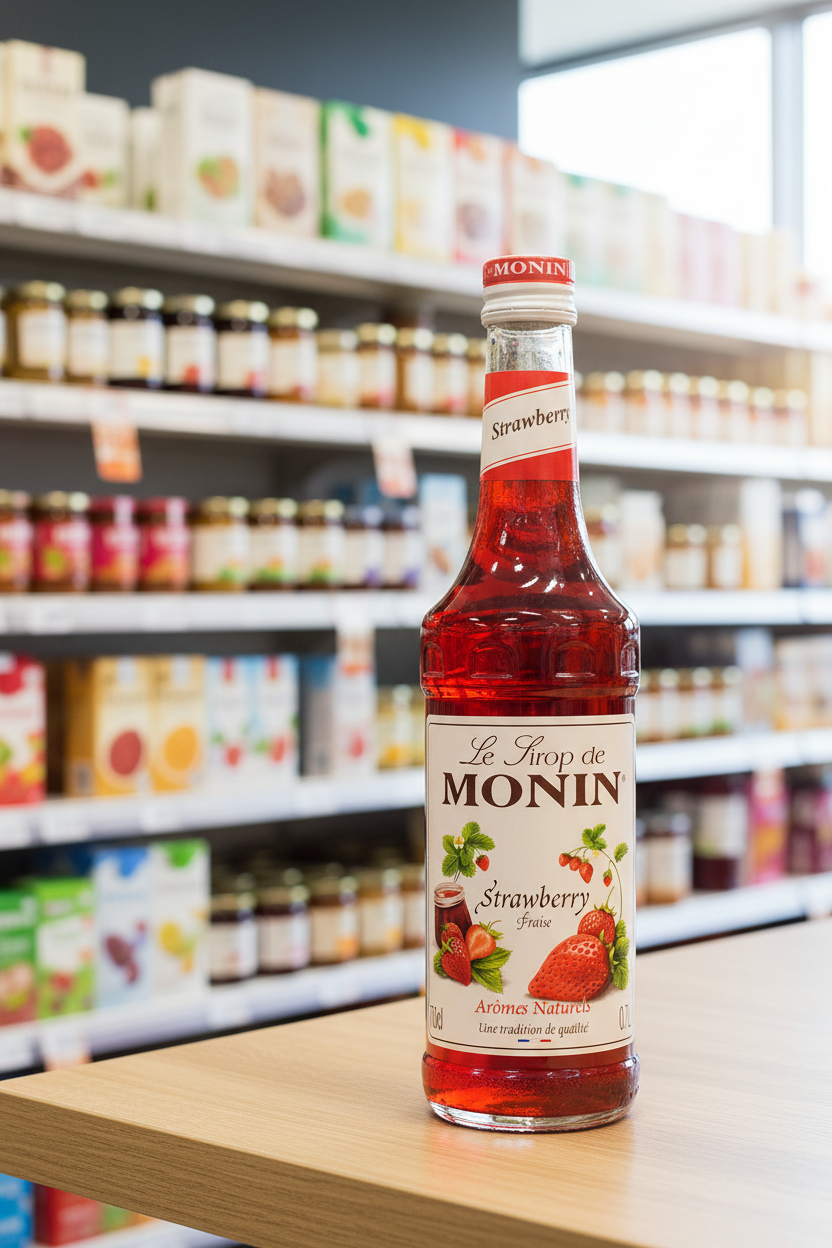 6 x Monin Strawberry 70Cl