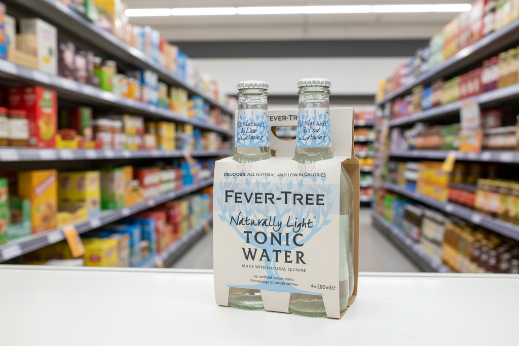 6 x Fever-Tree Naturally Light Tonic Water 4X200Ml