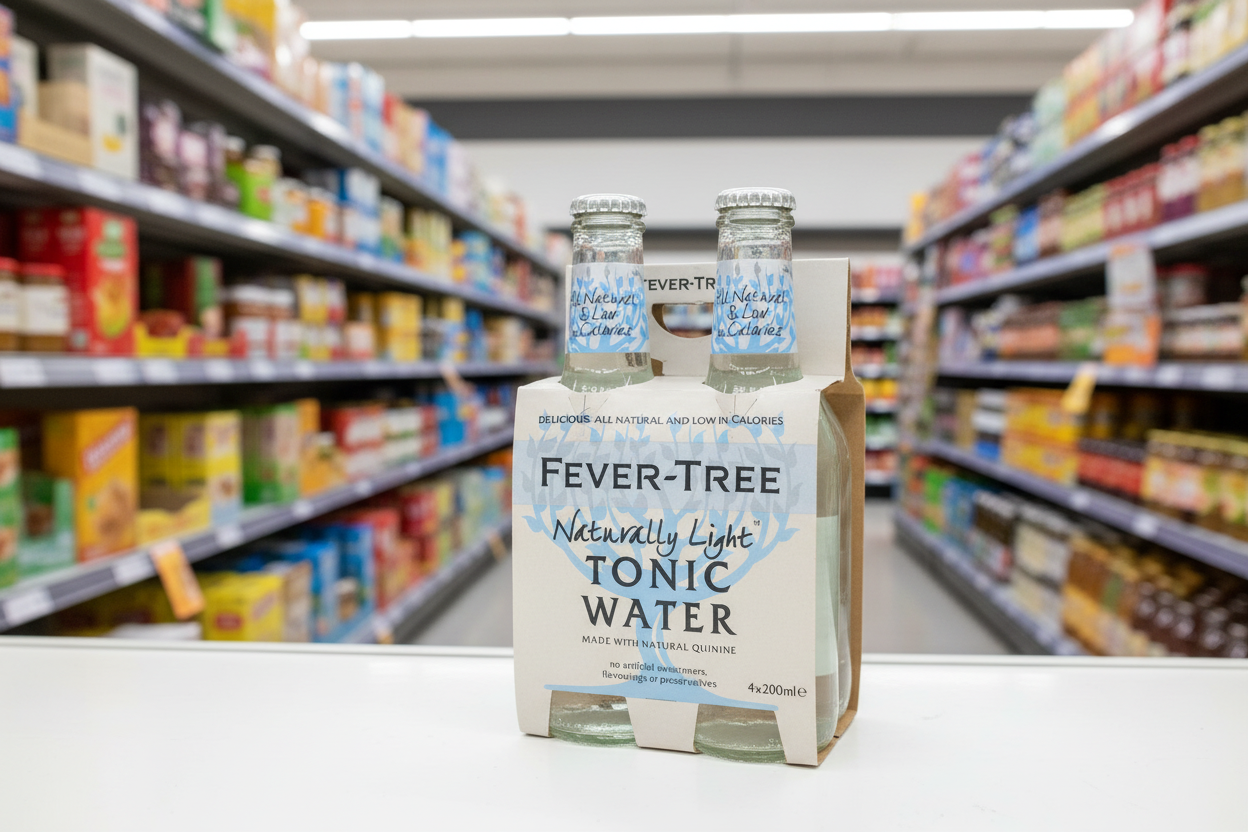 6 x Fever-Tree Naturally Light Tonic Water 4X200Ml