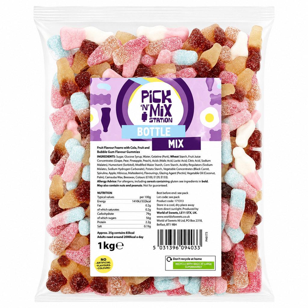 1kg Bottle Sweets Mix Bag