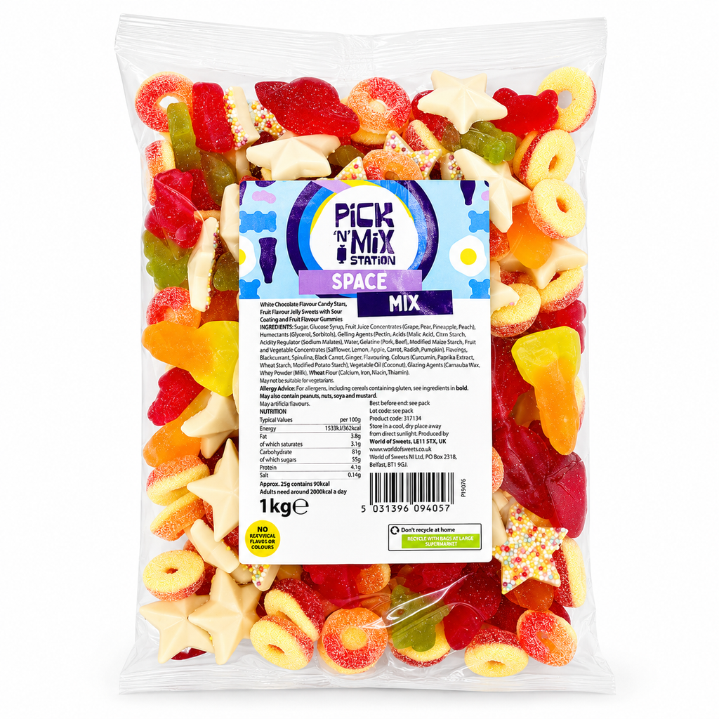 1kg Space Sweets Mix Bag