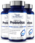 1MD Complete Probiotics Platinum | 51 Billion CFU, 11 Strains, Dairy-Free | Digestive Health Support | 3-Pack