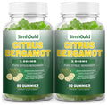 2 Pack Citrus Bergamot Gummies - 3000mg Bergamot Extract for Immune Support, Heart Health, and Healthy Aging - Vegan Lime Flavor (120 Gummies)