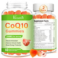 2 Pack CoQ10 Gummies 250 mg with Omega-3, Magnesium & Vitamin B12 – 120 Count