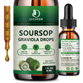 2 Pack Organic Soursop Graviola Liquid Drops | Immune Support & Antioxidant