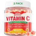 Nextdia 2 Pack Organic Vitamin C Gummies 120mg – Sugar Free, Vegan, Whole Food Vitamin C