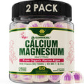 2 Pack Plant-Based Calcium Gummies 600mg + D3 K2 Mg Zn – Vegan, Sugar-Free | LILICARE