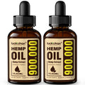 2-Pack Premium Hemp Oil - Sleep & Relaxation, Anxiety & Stress Relief | Organic Tincture Drops