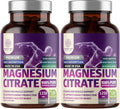 2-Pack Magnesium Citrate Capsules 1250mg | Muscle & Digestive Support - 240 Caps