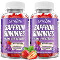 2 Pack Saffron Gummies for Kids & Adults – 10-in-1 Cortisol Support with 88.5mg Saffron, Vitamin D3, B6, Magnesium, Zinc, Ashwagandha, L-Theanine, St. John's Wort – 120 Count