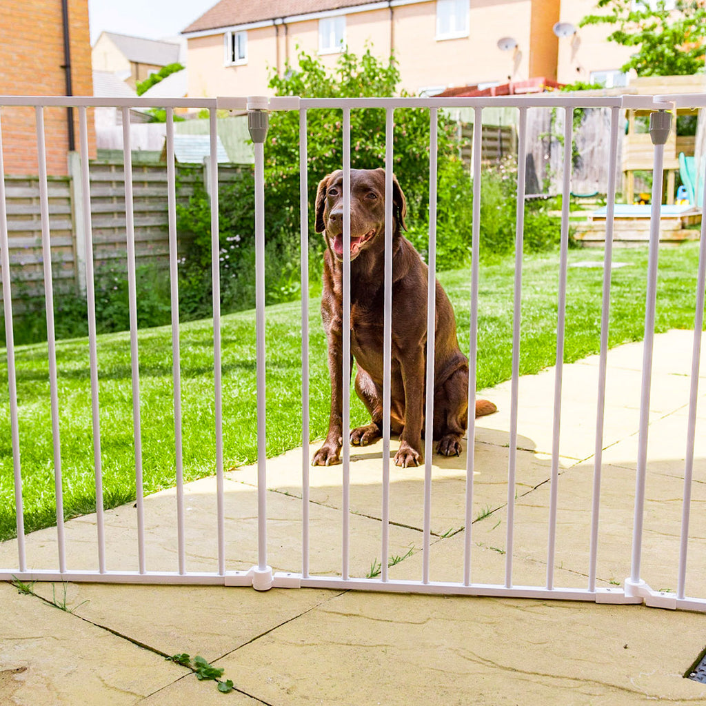 Callowesse Multi-Gate Playpen Room Guard - White