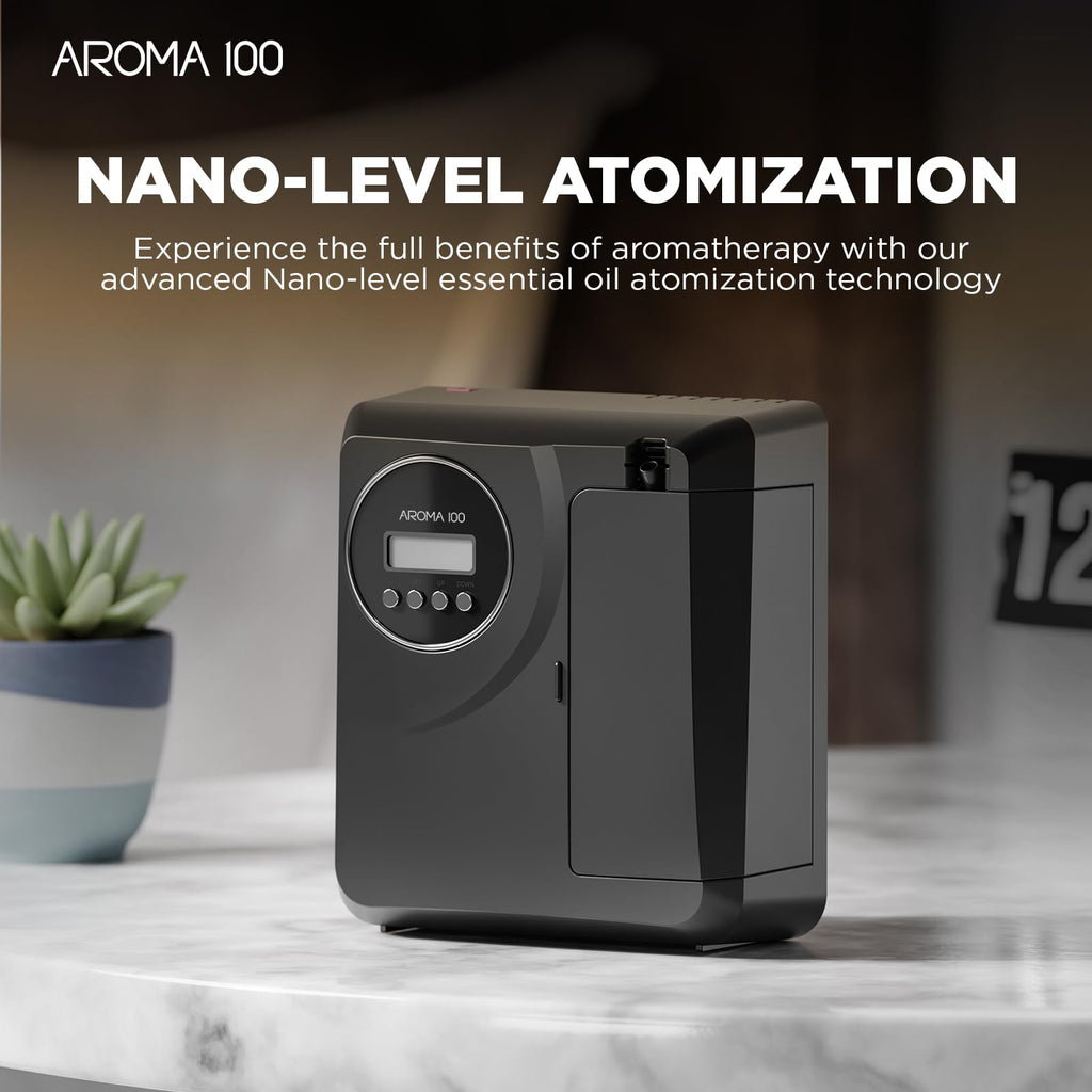 Waterless Diffuser for 2000 sq ft | App Control | Black