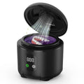 2025 Ultrasonic Retainer Cleaner – 45kHz, 25W with Drying (Black)