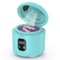 2025 Ultrasonic Retainer Cleaner 45kHz 25W – Portable with Drying (Blue)