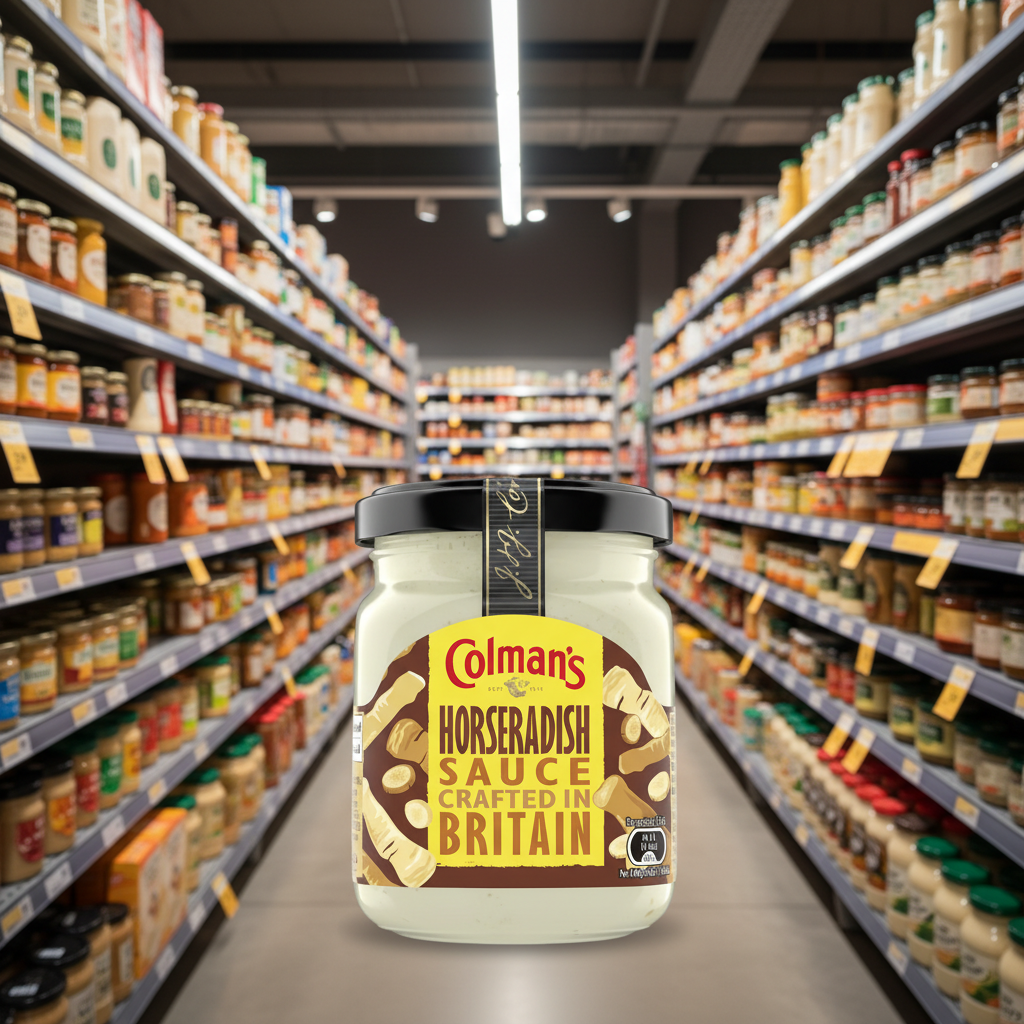 8 x Colman's  Sauce Horseradish 136 G