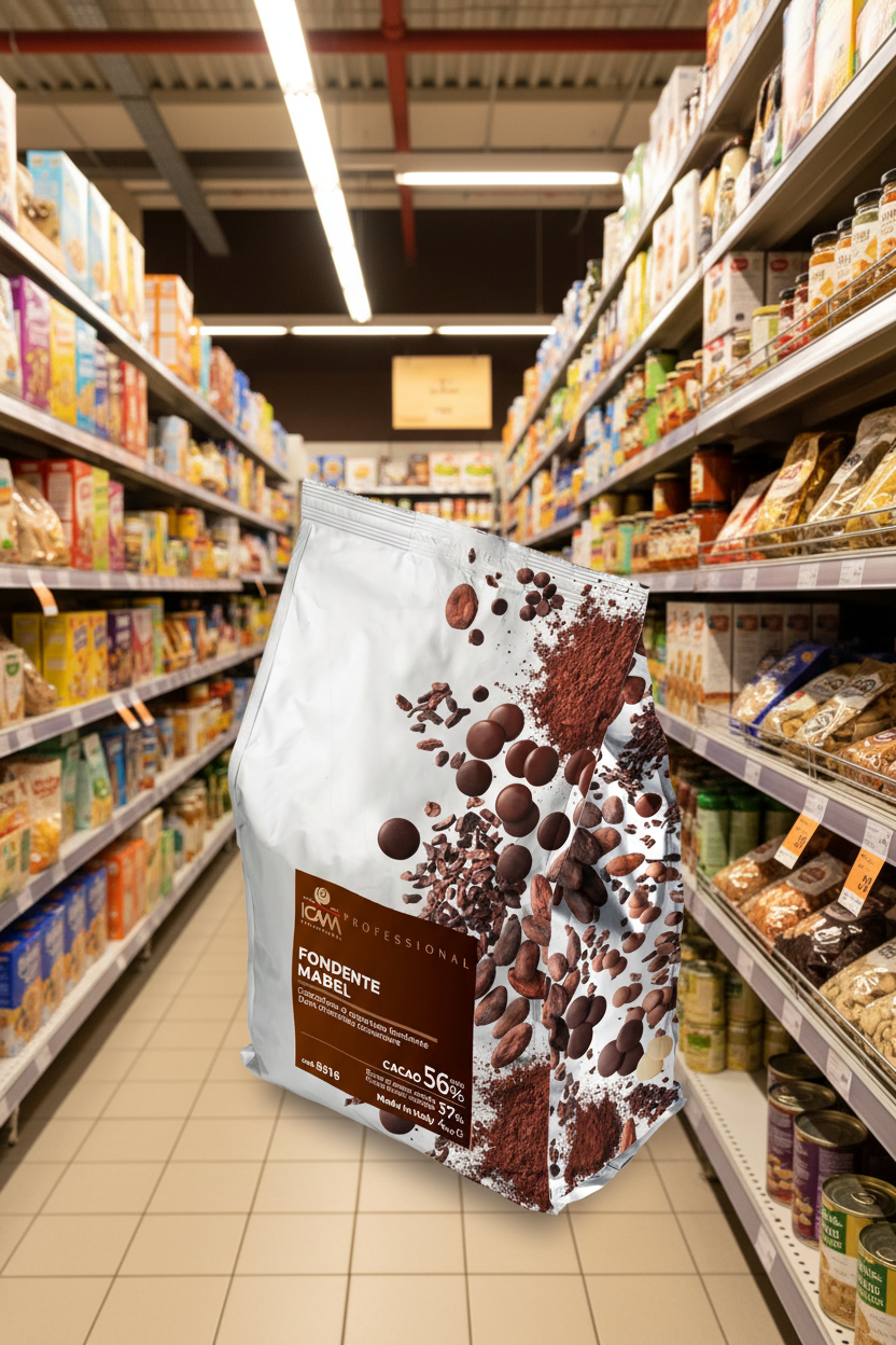 Icam Professional 56% Dark Chocolate 4Kg
