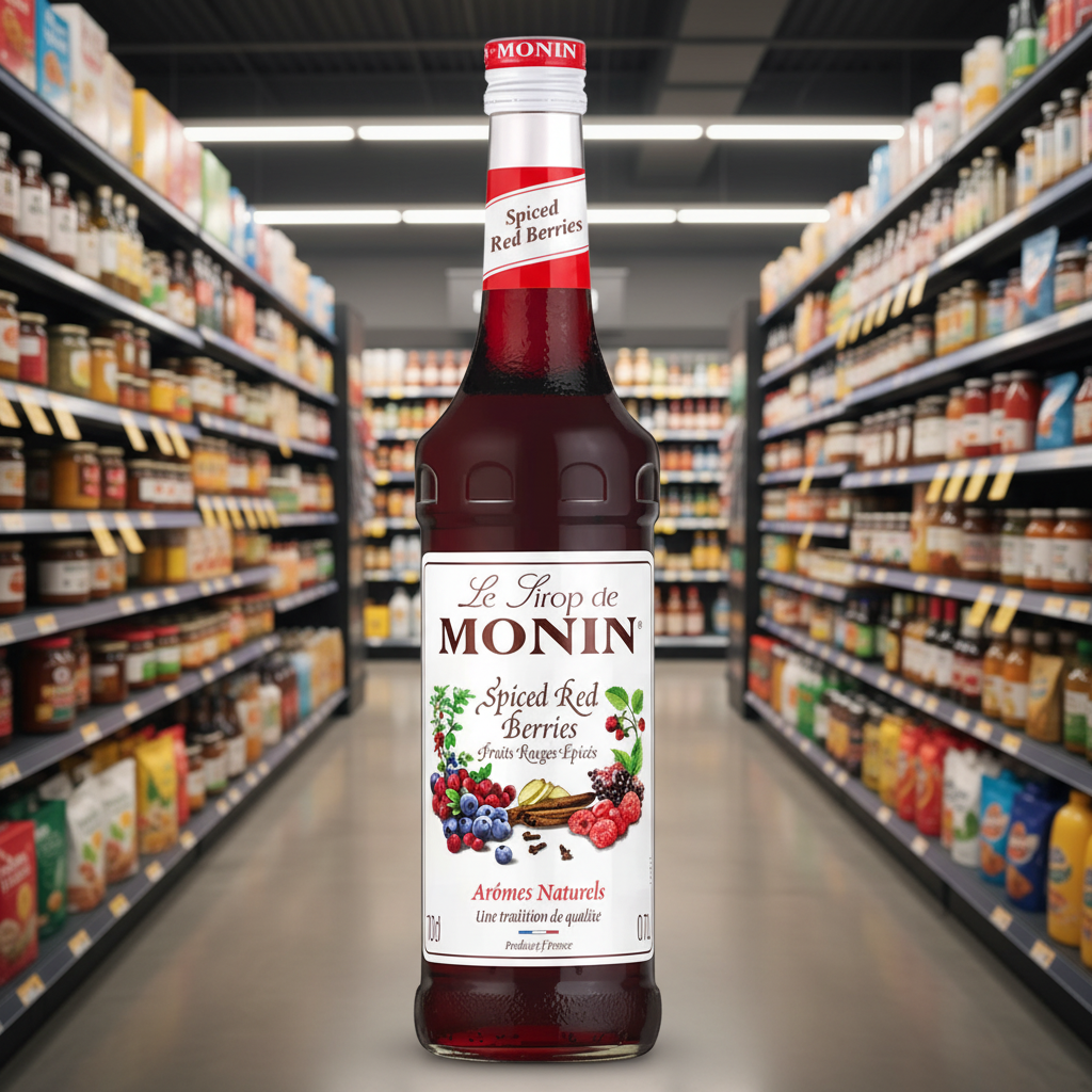 6 x Monin Syrup Spiced Berry 70Cl