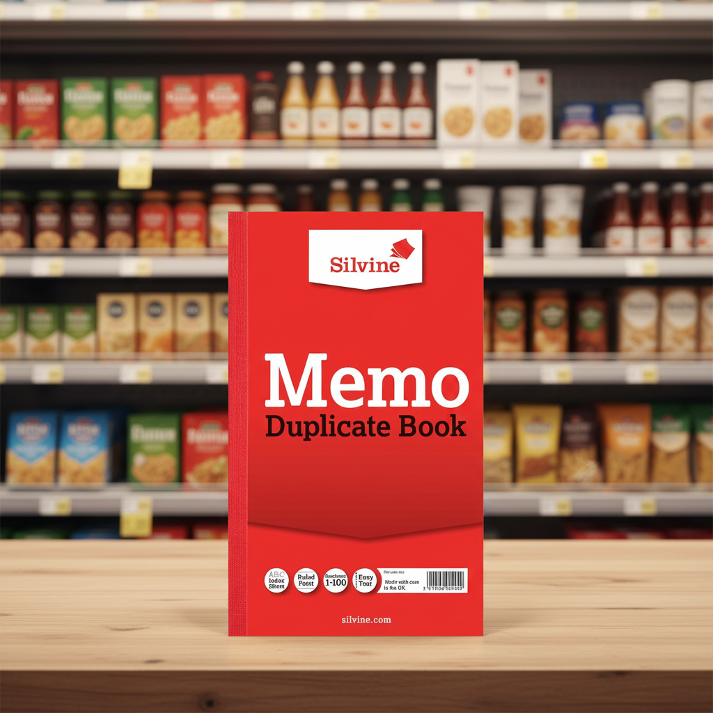 6 x Silvine Memo Duplicate Book