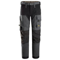 Snickers 6375 AllroundWork 4-way Stretch Trousers Steel Grey/Black, 39" Waist 30" Leg-Snickers 112