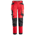Snickers 6247 AllroundWork Women's Stretch Trousers Holster Pockets, Chilli Red