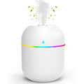 220ml Mini Essential Oil Diffuser for Desk – Auto-Off, Night Light, Quiet Humidifier
